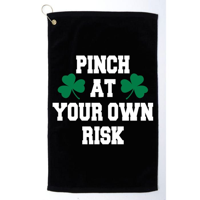 Pinch at your own risk Golf Towel