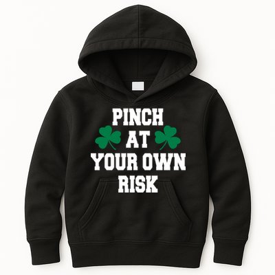 Pinch at your own risk Kids Hoodie