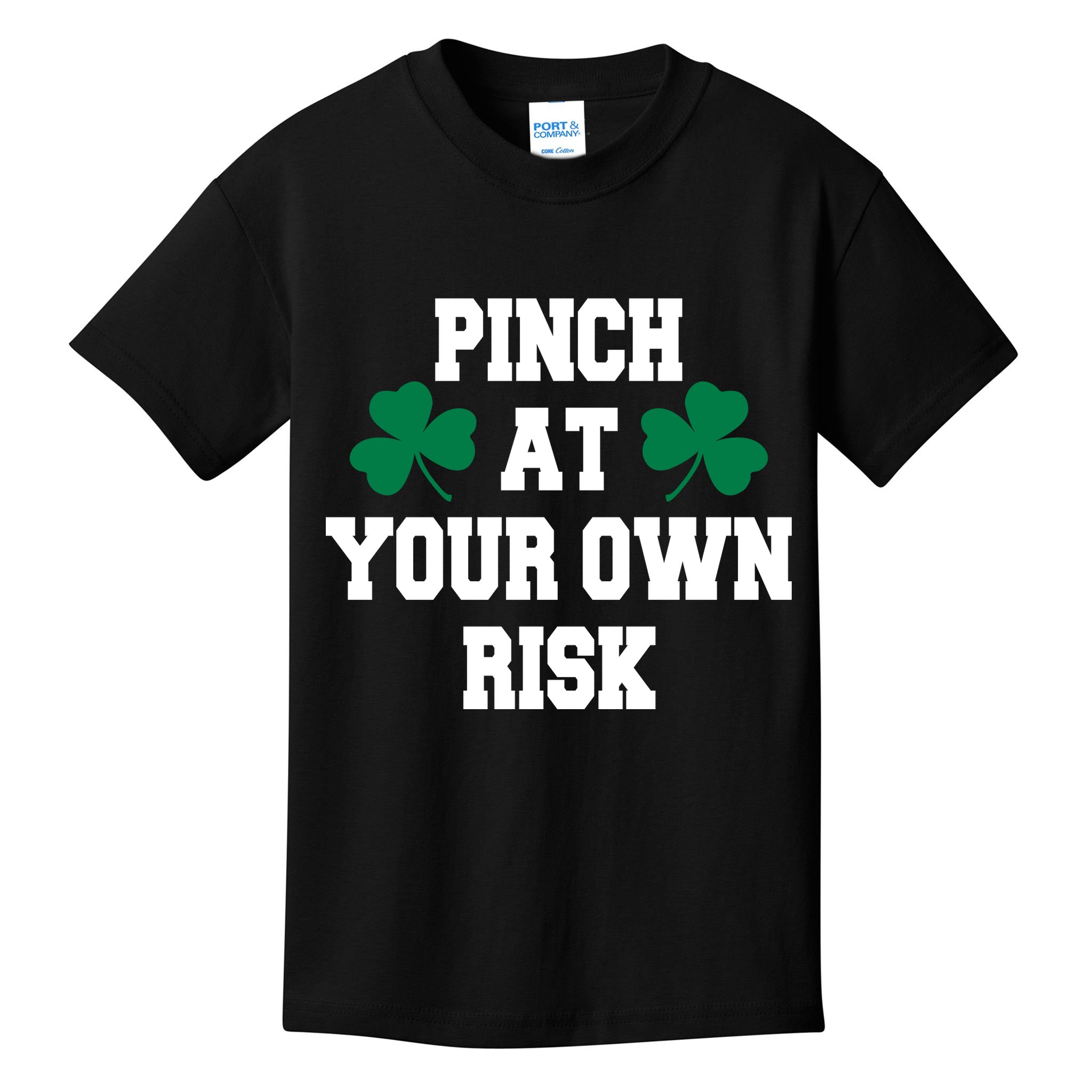 Pinch at your own risk Kids T-Shirt