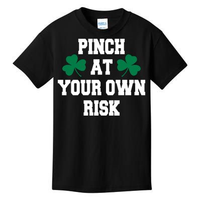 Pinch at your own risk Kids T-Shirt