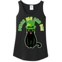 Pinch Me And Die St. Patrick's Day Cat Ladies Essential Tank