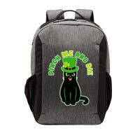 Pinch Me And Die St. Patrick's Day Cat Vector Backpack