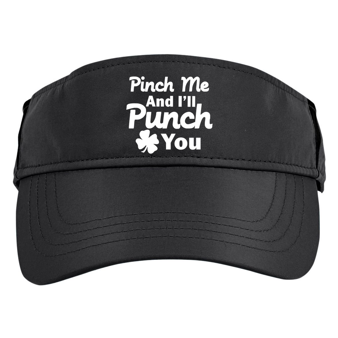 Pinch Me And I'll Punch You Adult Drive Performance Visor
