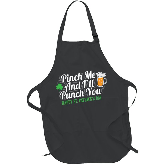 Pinch Me And I'll Punch You St Patrick's Day Apron