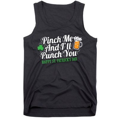Pinch Me And I'll Punch You St Patrick's Day Tank Top