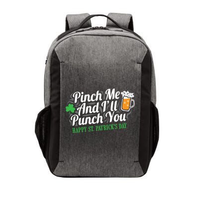 Pinch Me And I'll Punch You St Patrick's Day Vector Backpack