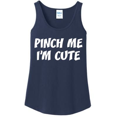 Pinch Me I'm Cute Ladies Essential Tank