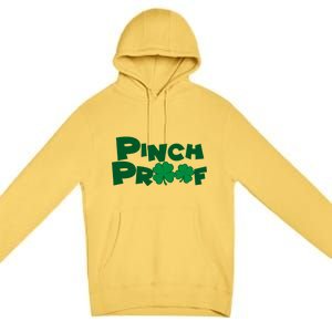 Pinch Proof Irish Shamrocks Premium Pullover Hoodie