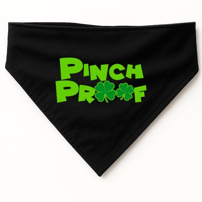 Pinch Proof Irish Shamrocks USA-Made Doggie Bandana