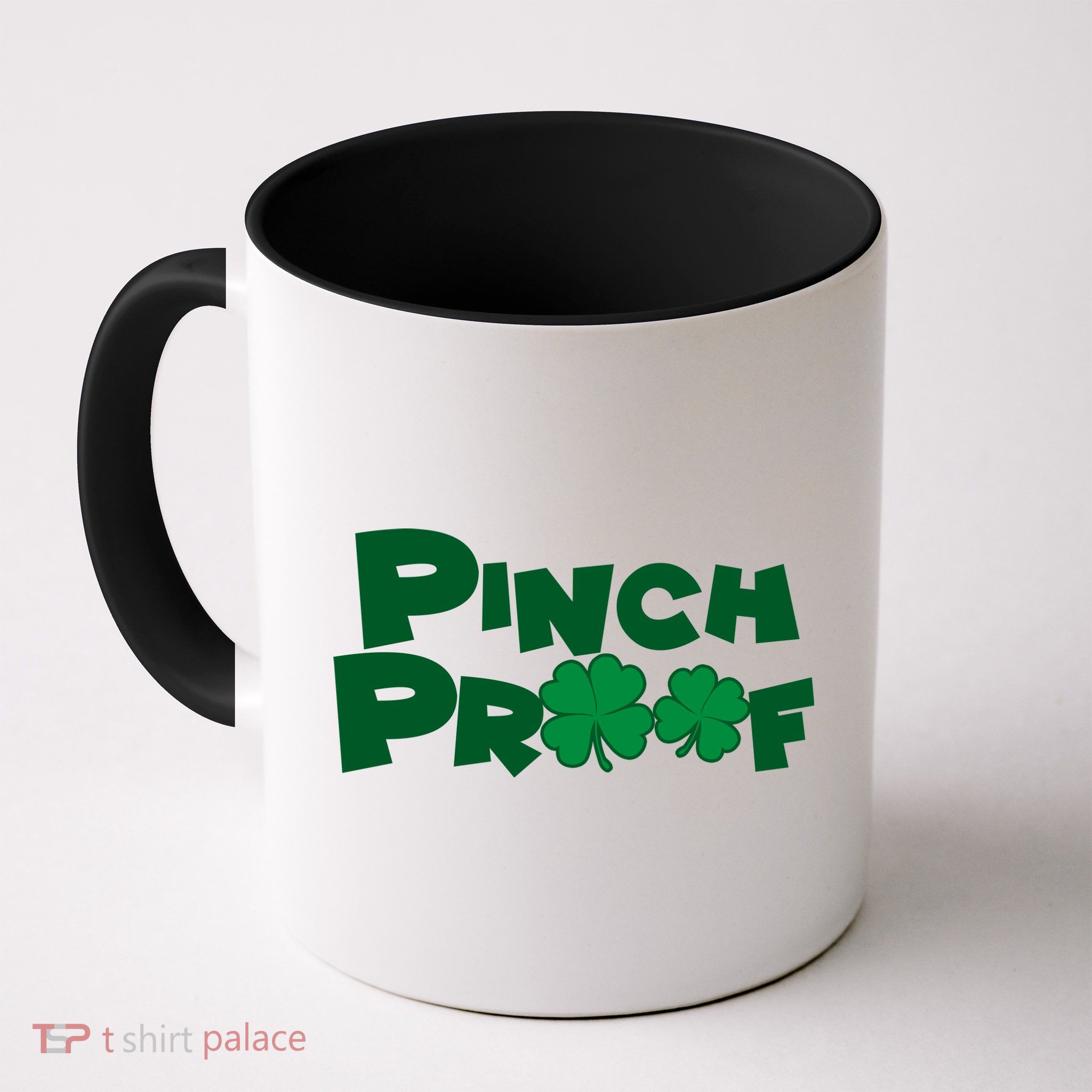 Pinch Proof Irish Shamrocks Mug