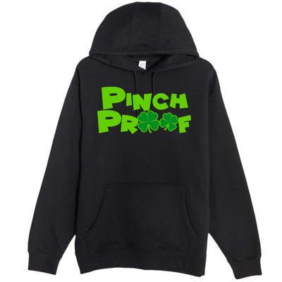 Pinch Proof Irish Shamrocks Premium Pullover Hoodie