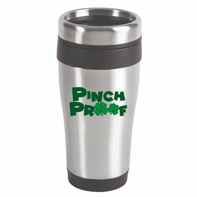 Pinch Proof Irish Shamrocks 16oz Travel Tumbler