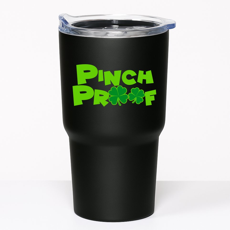 Pinch Proof Irish Shamrocks Tumbler