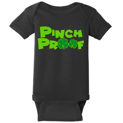 Pinch Proof Irish Shamrocks Baby Bodysuit