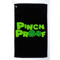 Pinch Proof Irish Shamrocks Golf Towel