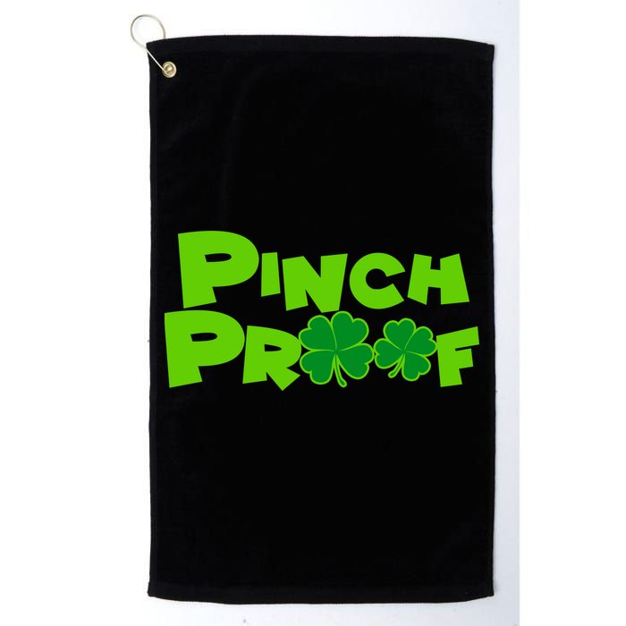 Pinch Proof Irish Shamrocks Golf Towel