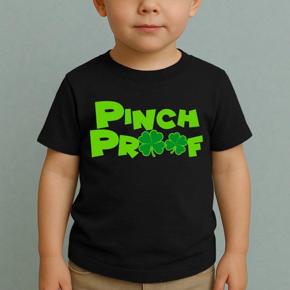 Pinch Proof Irish Shamrocks Toddler T-Shirt