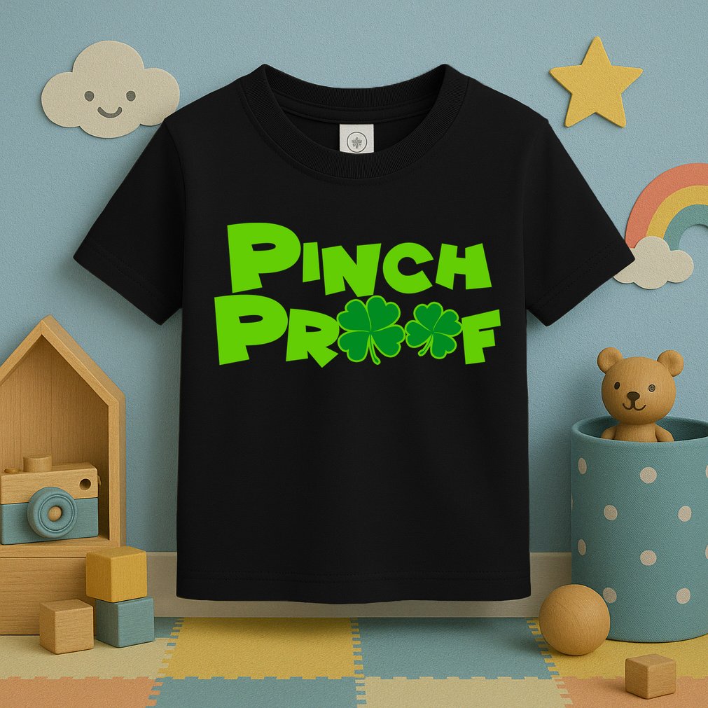 Pinch Proof Irish Shamrocks Toddler T-Shirt