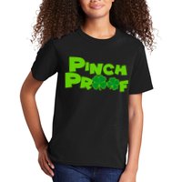 Pinch Proof Irish Shamrocks Kids T-Shirt