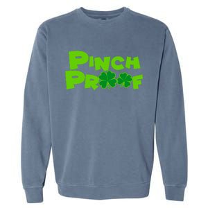 Pinch Proof Irish Shamrocks Garment-Dyed Sweatshirt