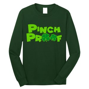 Pinch Proof Irish Shamrocks Long Sleeve Shirt