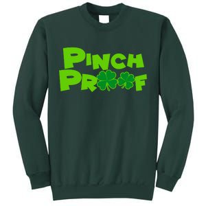 Pinch Proof Irish Shamrocks Sweatshirt