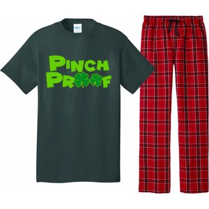 Pinch Proof Irish Shamrocks Pajama Set