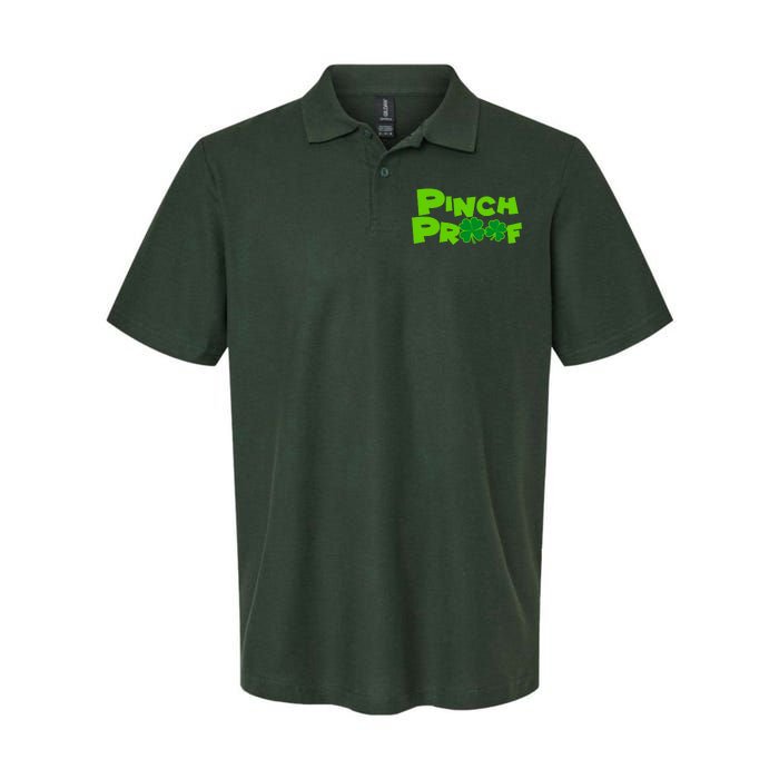 Pinch Proof Irish Shamrocks Softstyle Adult Sport Polo