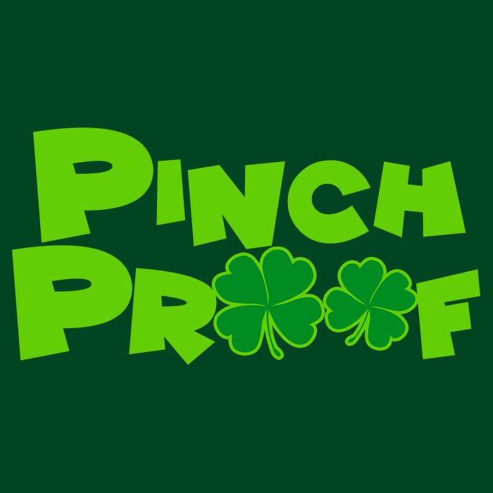 Pinch Proof Irish Shamrocks Tall Long Sleeve T-Shirt