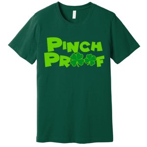 Pinch Proof Irish Shamrocks Premium T-Shirt