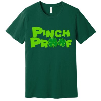 Pinch Proof Irish Shamrocks Premium T-Shirt