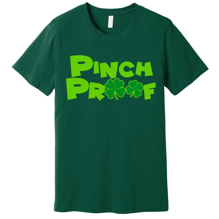 Pinch Proof Irish Shamrocks Premium T-Shirt