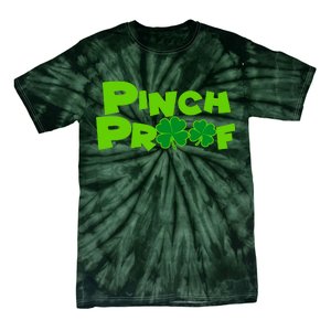 Pinch Proof Irish Shamrocks Tie-Dye T-Shirt