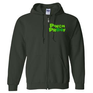 Pinch Proof Irish Shamrocks Full Zip Hoodie