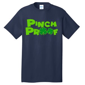 Pinch Proof Irish Shamrocks Tall T-Shirt