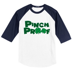 Pinch Proof Irish Shamrocks Baseball Sleeve Shirt