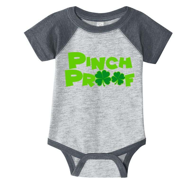 Pinch Proof Irish Shamrocks Infant Baby Jersey Bodysuit