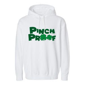 Pinch Proof Irish Shamrocks Garment-Dyed Fleece Hoodie