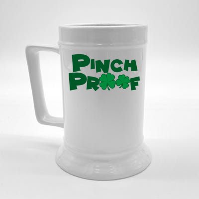 Pinch Proof Irish Shamrocks Beer Stein