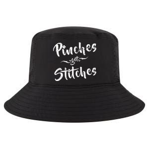 Pinches Get Stitches Funny St. Patrick's Day Cool Comfort Performance Bucket Hat