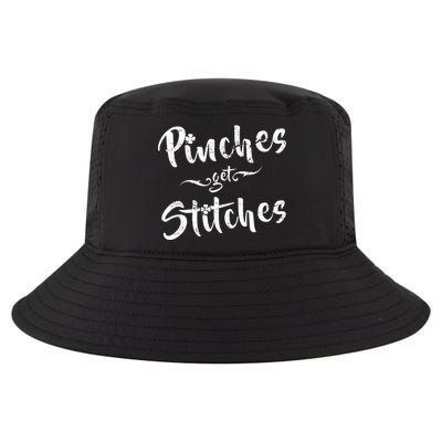 Pinches Get Stitches Funny St. Patrick's Day Cool Comfort Performance Bucket Hat