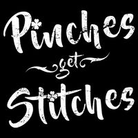 Pinches Get Stitches Funny St. Patrick's Day Sustainable Bucket Hat