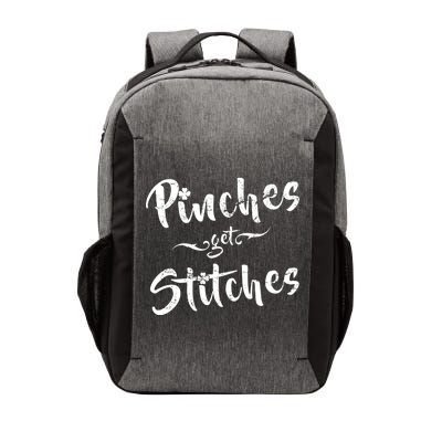 Pinches Get Stitches Funny St. Patrick's Day Vector Backpack