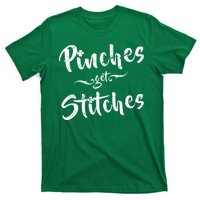 Pinches Get Stitches Funny St. Patrick's Day T-Shirt