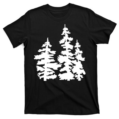 Pine Trees Illustration T-Shirt