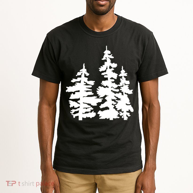 Pine Trees Illustration Tall T-Shirt