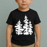 Pine Trees Illustration Toddler T-Shirt