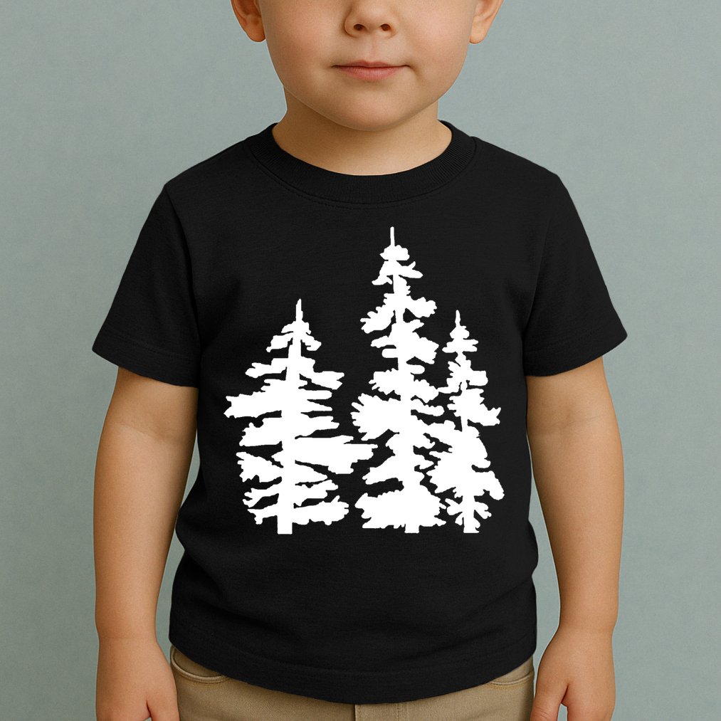 Pine Trees Illustration Toddler T-Shirt