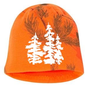 Pine Trees Illustration Kati - Camo Knit Beanie