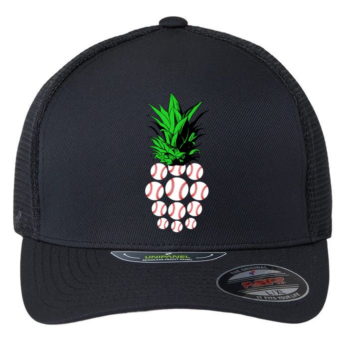 Pineapple Baseball Flexfit Unipanel Trucker Cap